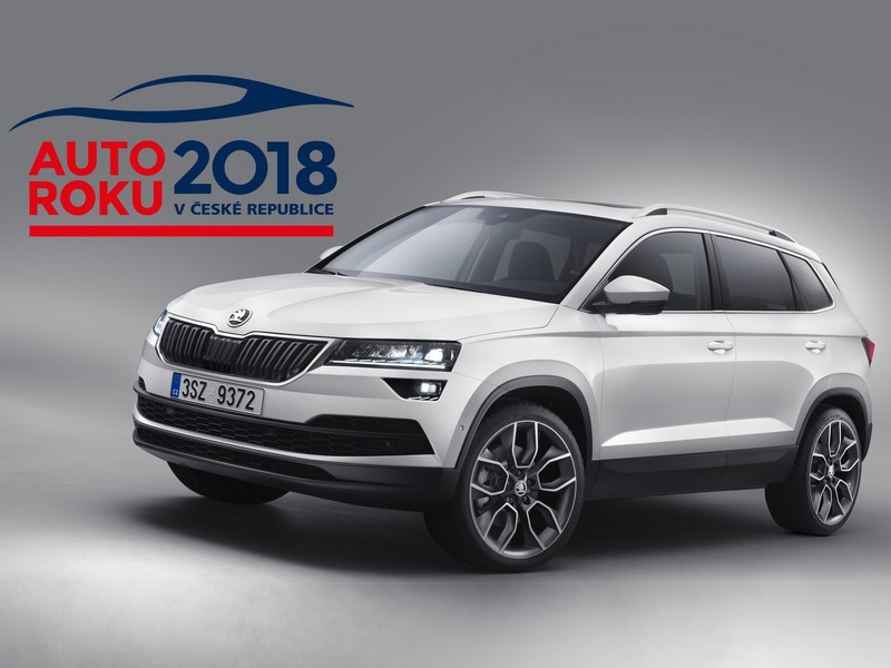 Škoda Karoq Autem roku 2018 v České republice